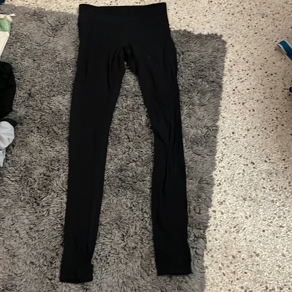 Athleta Powervita Barre Stirrup Tight Black Legging size Small style 353531 - Picture 3 of 10